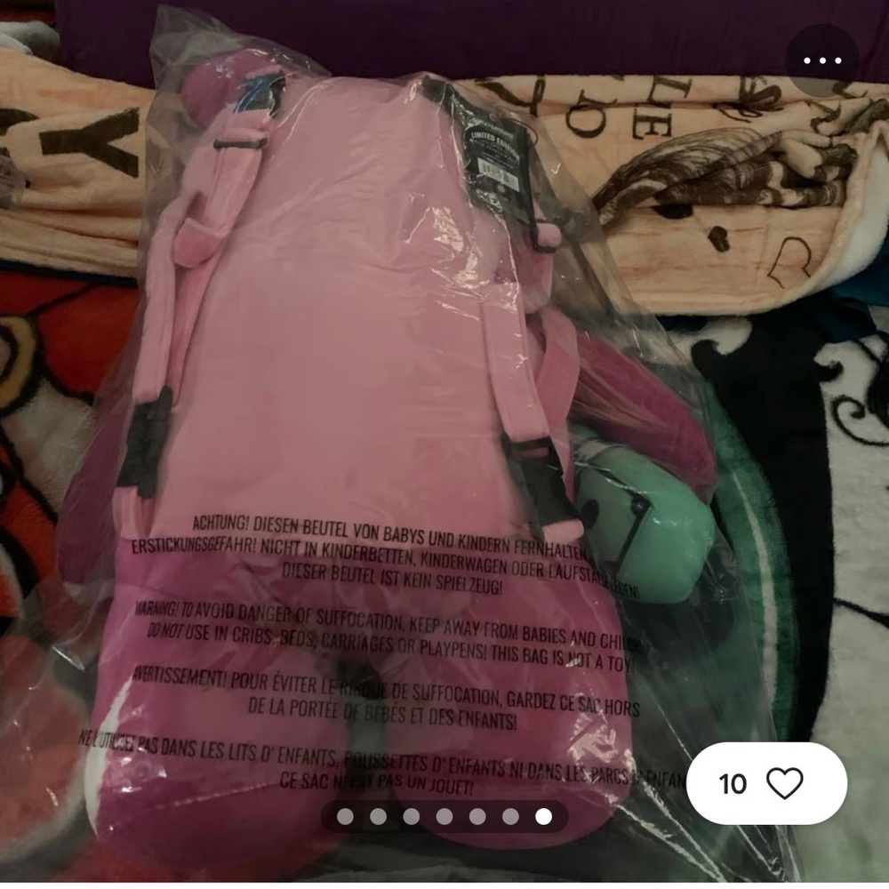 Sprayground Pink Punk MoneyBear Teddybear Backpack - Picture 7 of 7